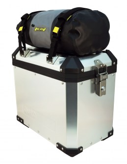 Photo of Hurricane 10L Roll bag on white background - attached to hard case